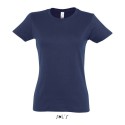 T-shirt femme col rond, 100% coton jersey, 190 g/m²