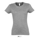 T-shirt femme col rond, 100% coton jersey, 190 g/m²