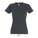 T-shirt femme col rond, 100% coton jersey, 190 g/m²