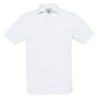 Polo safran homme manches courtes en coton ringspun, 180 g/m²