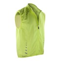 Veste de vélo zippée Crosslite réfléchissante sans manches sans poches