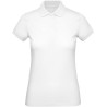 Polo inspire femme sans étiquette en coton bio, 170 g/m²