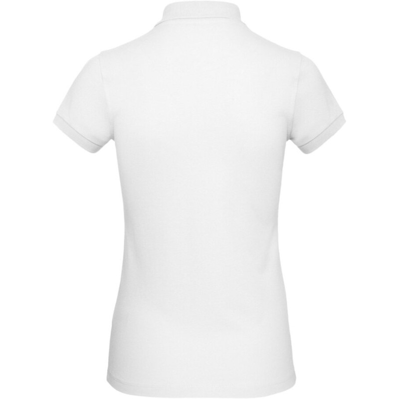 Polo inspire femme sans étiquette en coton bio, 170 g/m²