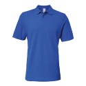 Polo homme softstyle double piqué en coton pas cher, 180 g/m²