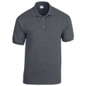 Polo en tricot jersey DryBlend, boutons couleur bois, 190 g/m²