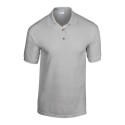 Polo en tricot jersey DryBlend, boutons couleur bois, 190 g/m²