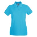 Polo femme premium manches courtes coton, 180 g/m²