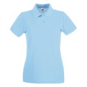 Polo femme premium manches courtes coton, 180 g/m²
