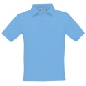 Polo safran enfant en coton ringspun peigné, 180 g/m²