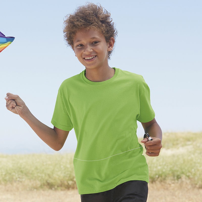 T-shirt enfant original en coton, maille fine pour l'impression, 145 g/m²