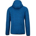  Veste sweat zippée et chinée à capuche pour homme, 345 g/m²