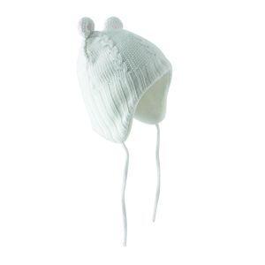 [PROMO] Bonnet bébé oreilles en coton avec intérieur doublé polaire