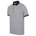 Polo marinière en coton jersey rayé sans étiquette "no label", 180 g/m²