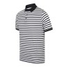 Polo marinière en coton jersey rayé sans étiquette "no label", 180 g/m²