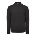 Polo homme manches longues pas cher en coton, 180 g/m²