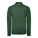 Polo homme manches longues pas cher en coton, 180 g/m²
