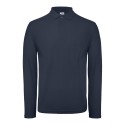 Polo homme manches longues pas cher en coton, 180 g/m²