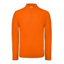 Polo homme manches longues pas cher en coton, 180 g/m²