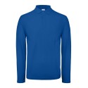 Polo homme manches longues pas cher en coton, 180 g/m²