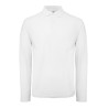 Polo homme manches longues pas cher en coton, 180 g/m²