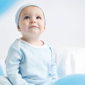 Pyjama bébé en coton manches longues, 200 g/m² pas cher