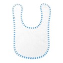 Bavoir bébé en coton pas cher avec fermeture scratch, 420 g/m²