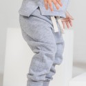 Pantalon jogging bébé ample et chaud, polaire à l'intérieur