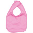 Bavoir bébé double épaisseur en coton, fermeture scratch, 220 g/m²