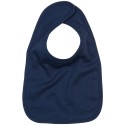 Bavoir bébé double épaisseur en coton, fermeture scratch, 220 g/m²