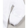 Pyjama bébé uni manches longues en coton bio, 200 g/m² pas cher