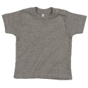 T-shirt bébé coton extensible et doux avec boutons-pression, 200 g/m²