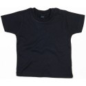 T-shirt bébé coton extensible et doux avec boutons-pression, 200 g/m²