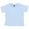 T-shirt bébé coton extensible et doux avec boutons-pression, 200 g/m²
