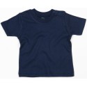 T-shirt bébé coton extensible et doux avec boutons-pression, 200 g/m²