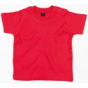 T-shirt bébé coton extensible et doux avec boutons-pression, 200 g/m²