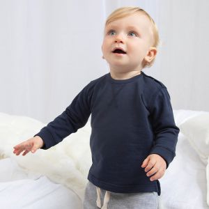 Sweat-shirt bébé set-in french terry doux et confortable, 280 g/m²
