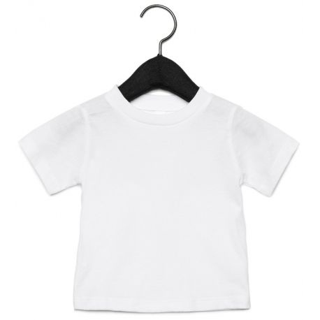T-shirt bébé manches courtes en coton doux et confortable, 145 g/m²