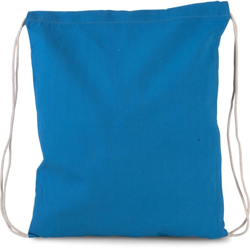 Petit sac à dos en coton bio avec cordelettes, 150 g/m²