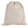 Petit sac à dos en coton bio avec cordelettes, 150 g/m²