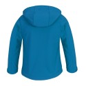 Veste soft-shell enfant à capuche détachable et protège-menton