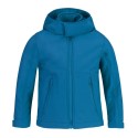 Veste soft-shell enfant à capuche détachable et protège-menton