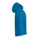 Veste soft-shell enfant à capuche détachable et protège-menton