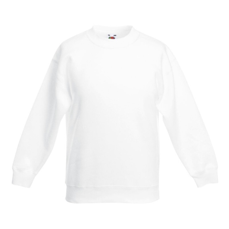 Sweat-shirt manches droites enfant en polycoton, 280 g/m²