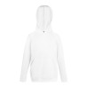 Sweat hoodie enfant à capuche léger et pas cher en polycoton, 240 g/m²