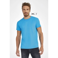 T-shirt homme col rond, 100% coton jersey, 190 g/m²