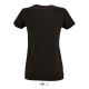T-shirt femme avec col rond décolleté, 100% coton jersey, 150 g/m²