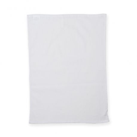 Torchon blanc en coton tissé, passant de suspension, 120 g/m²