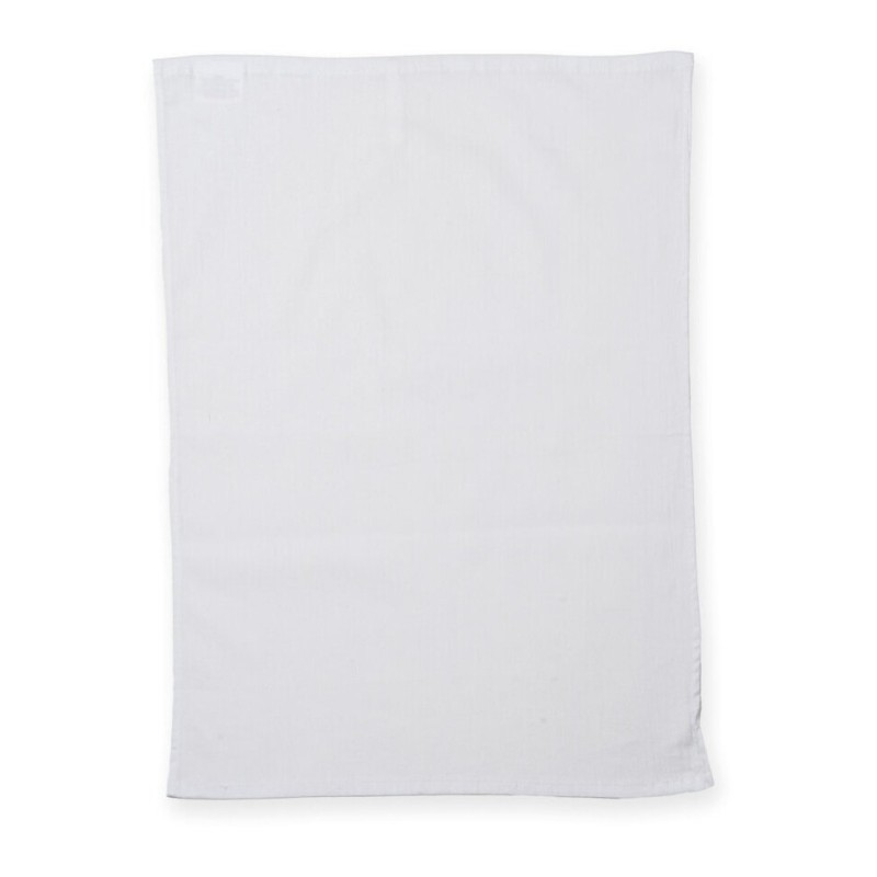 Torchon blanc en coton tissé, passant de suspension, 120 g/m²