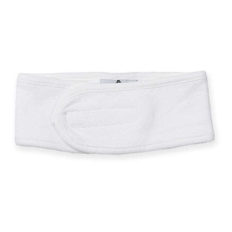 Bandeau de beauté blanc doux en tissu éponge, 240 g/m²