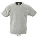 T-shirt enfant col rond, manches courtes, en coton jersey, 150 g/m²